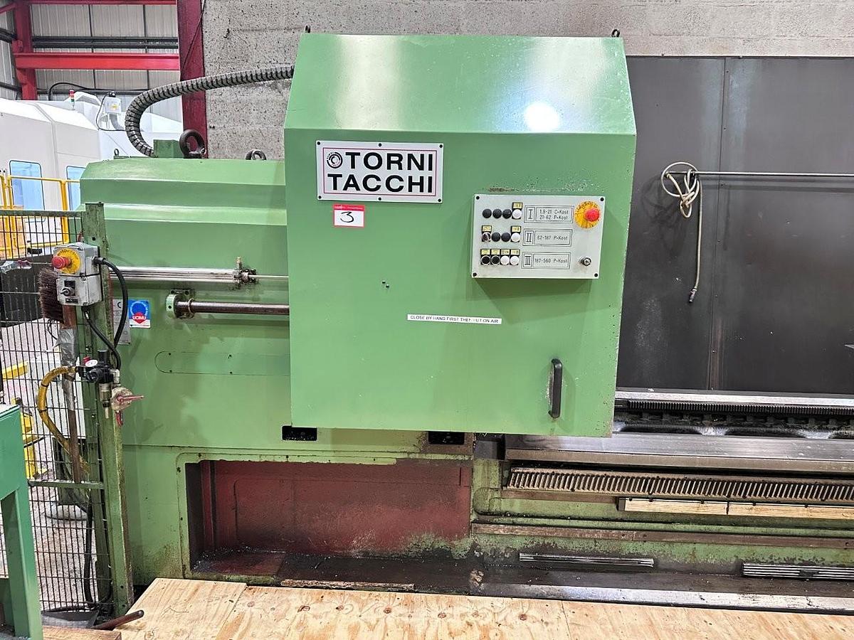 Used Tacchi HD/1450 – 725 x 4000mm CNC Lathe (2012)