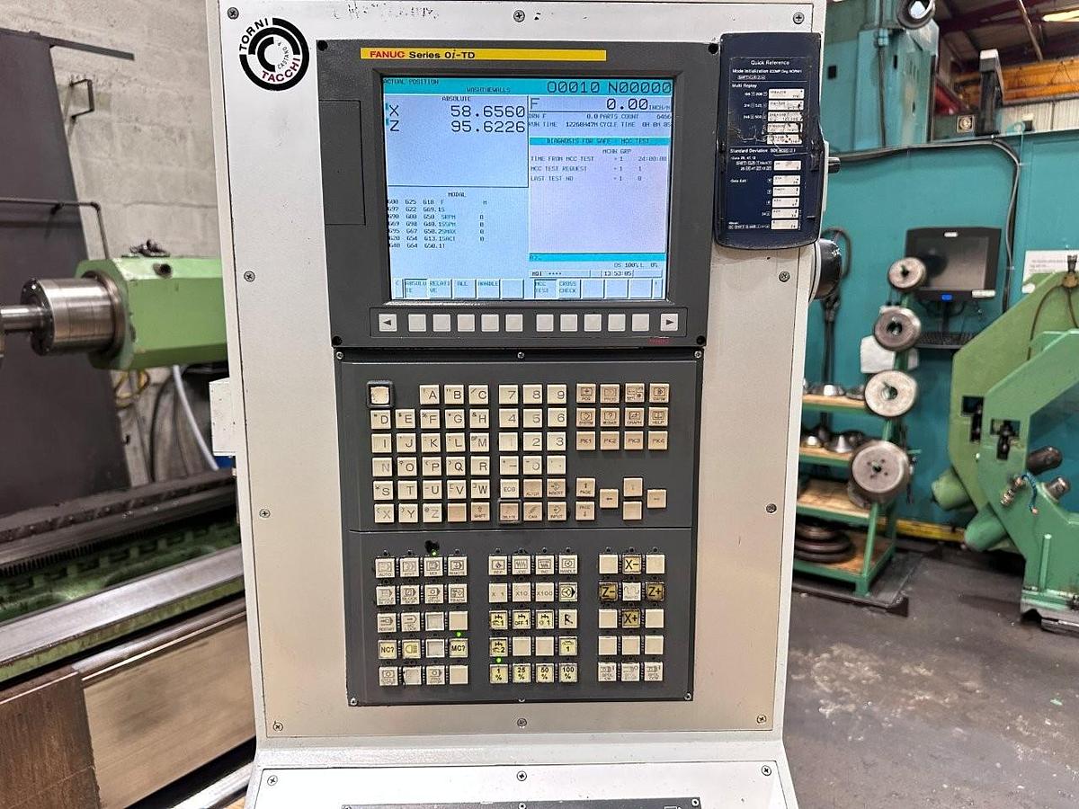 Used Tacchi HD/1450 – 725 x 4000mm CNC Lathe (2012)