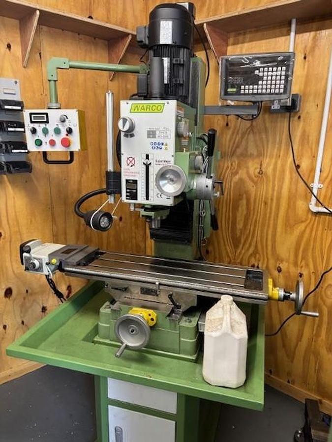 Used Warco Super Major Vario Milling Machine