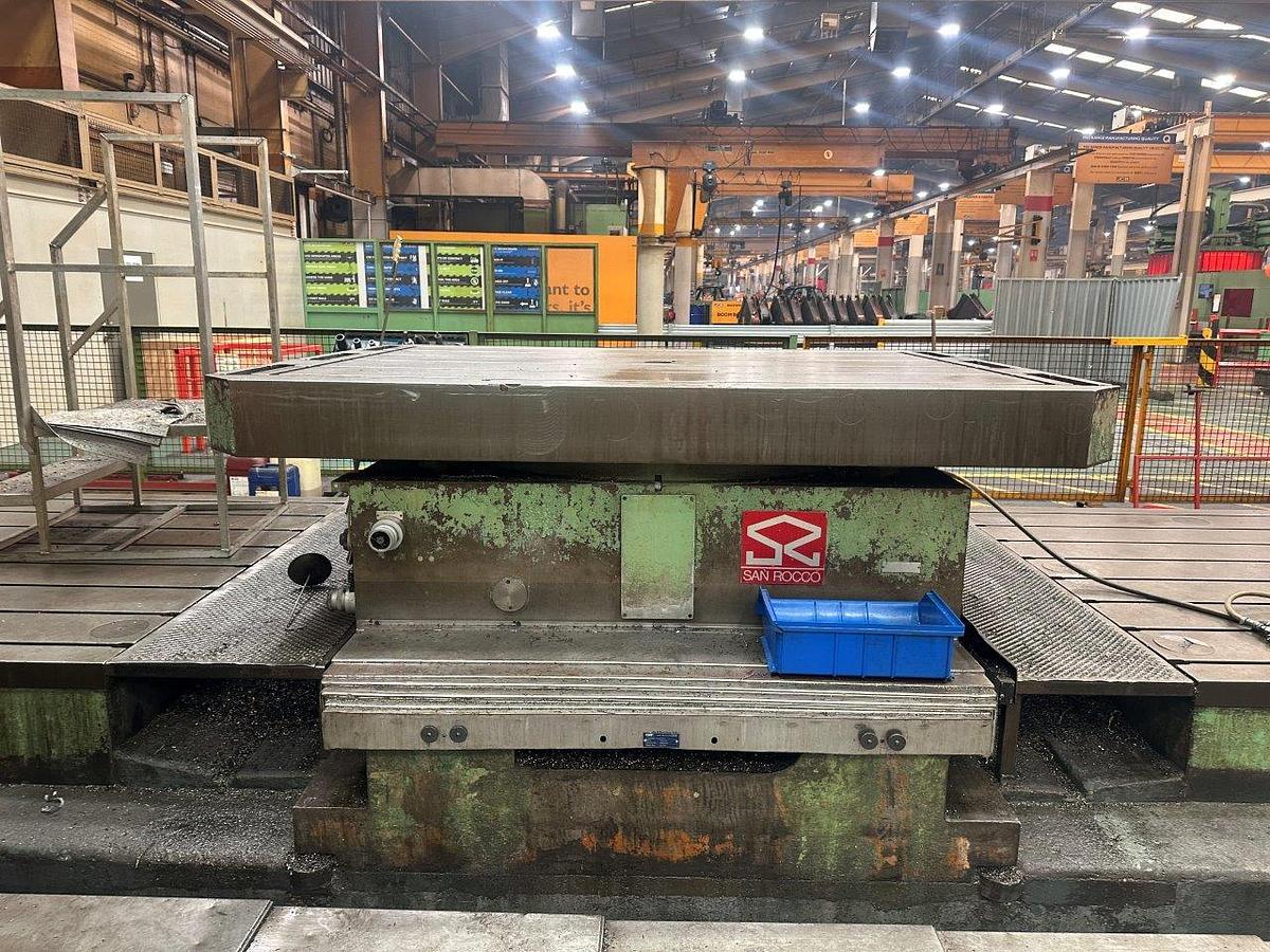 Used San Rocco T Slotted Rotary Table