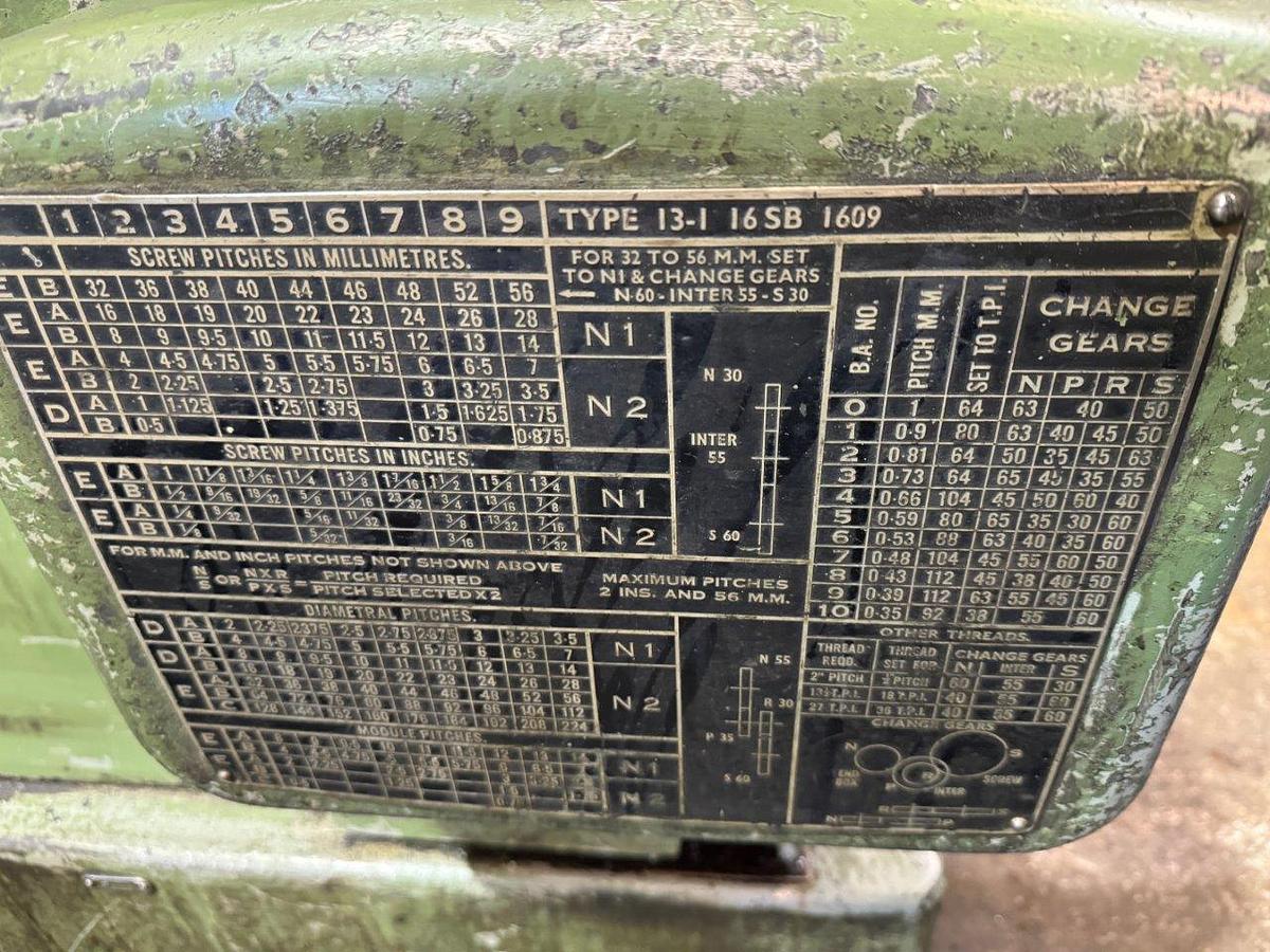 Used DSG Type 1609 x 60 Centre Lathe