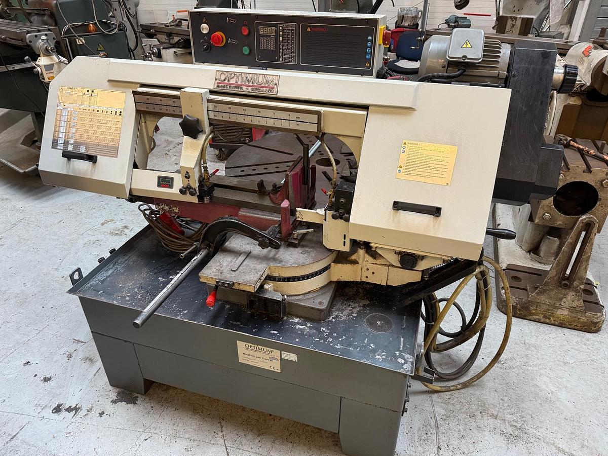Used Optimum S300 VG Swivel Bandsaw