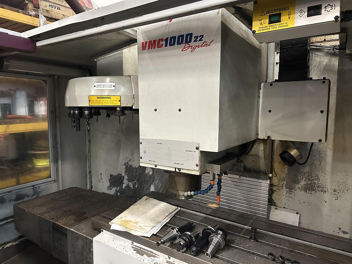 Used Bridgeport VMC 1000/22 Machining Centre (1999)