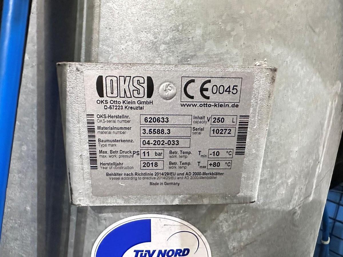 Used Kaeser SM16 T Rotary Screw Air Compressor & Air Receiver