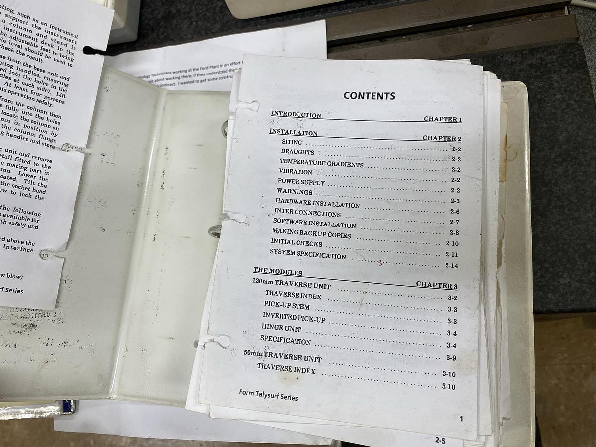 Used Talyor Hobson Talysurf Surface Gauge