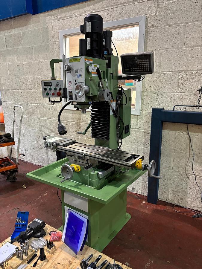 Used Warco Super Major Vario Milling Machine
