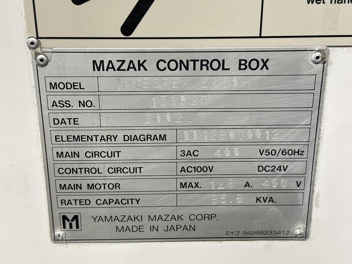 Used Mazak Integrex E-650H Lathe
