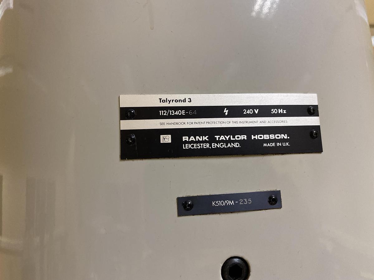 Used Talyrond 3 T Roundness Gauge