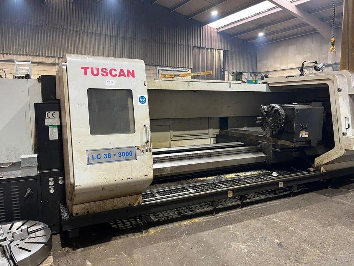 Used Tuscan LC38 x 3000mm CNC Lathe
