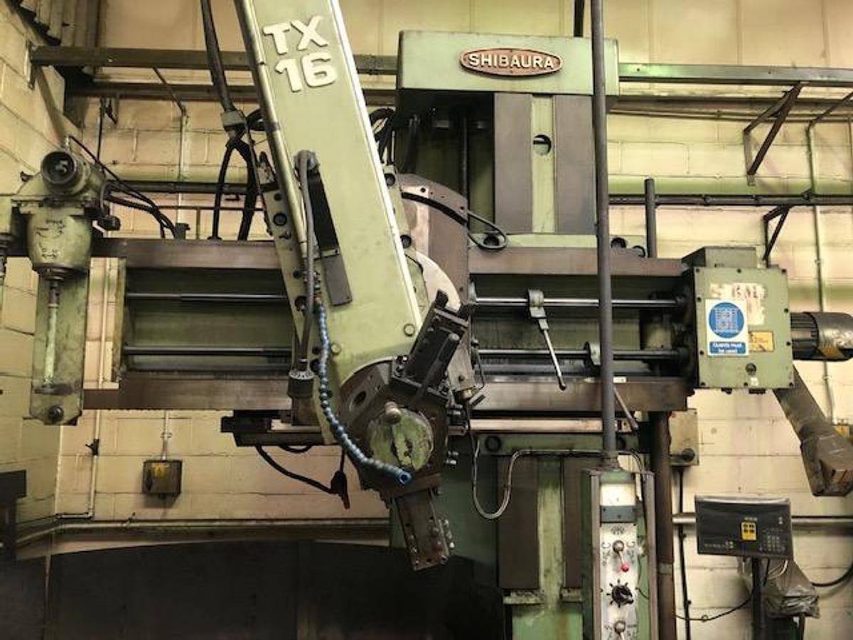 Used Toshiba TX 16 Elevating Rail Vertical Borer