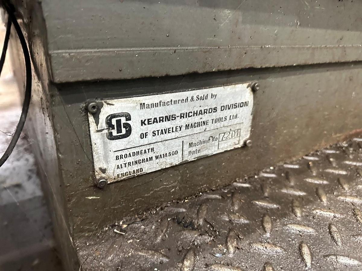 Used Kearns Richards SF 125 Horizontal Borer