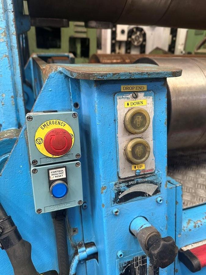 Used Roundo PS340 3000 mm Hydraulic Double-Pinch Plate Bending Rolls