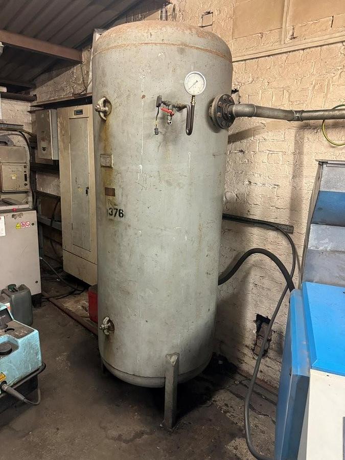 Used Fini Rotar 6013 Rotary Screw Air Compressor & Air Receiver