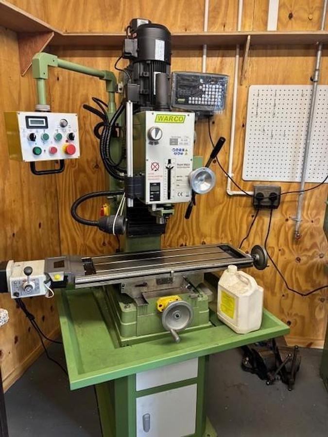 Used Warco Super Major Vario Milling Machine