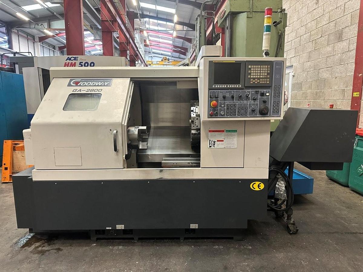 Used Goodway GA-2800 CNC Lathe (2007)