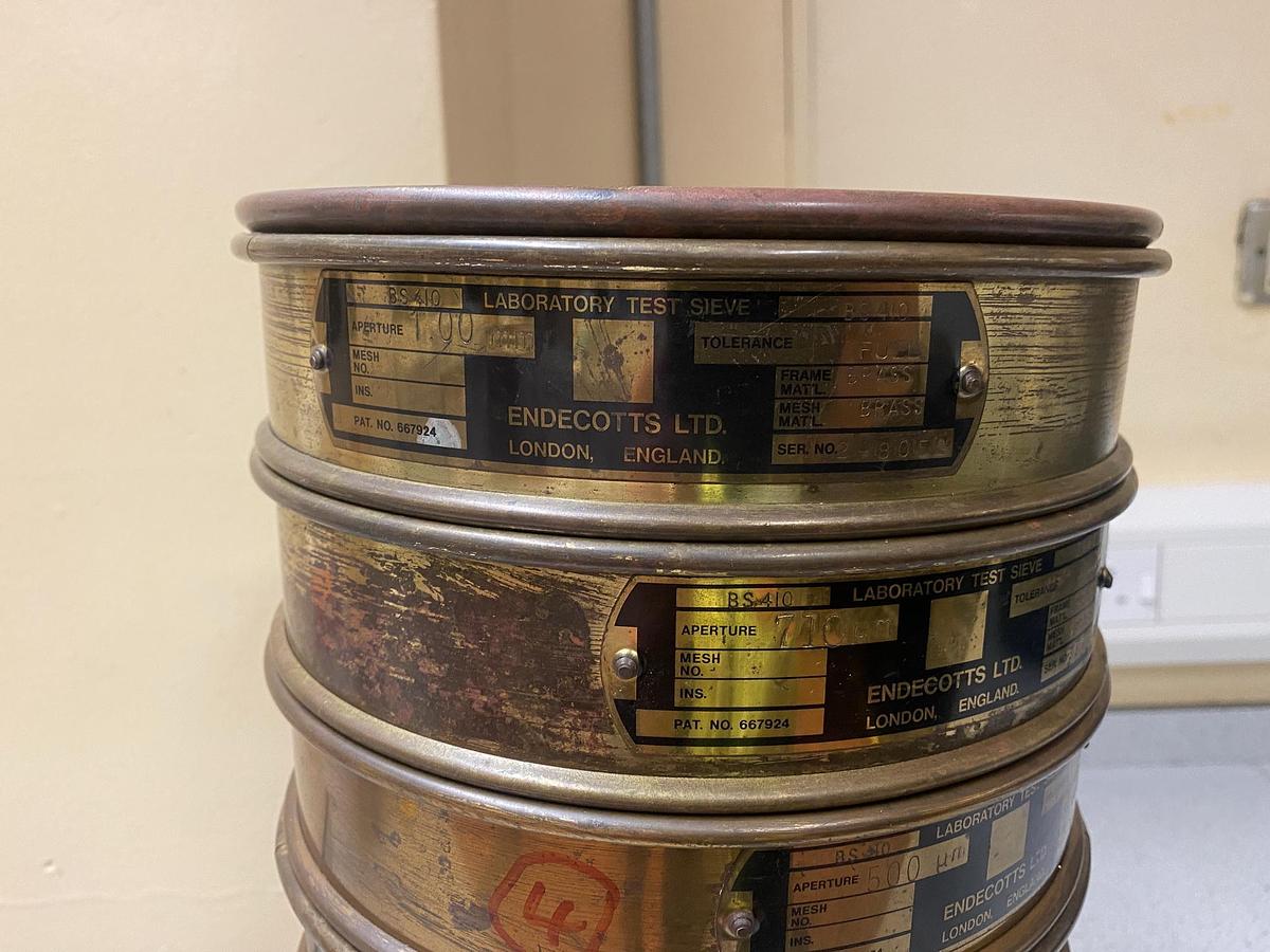 Used ENDECOTTS OF LONDON (9) SIEVES