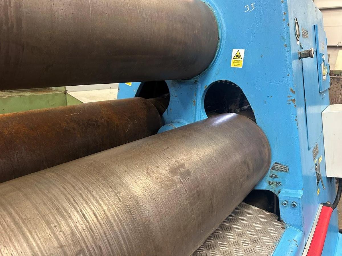 Used Roundo PS340 3000 mm Hydraulic Double-Pinch Plate Bending Rolls