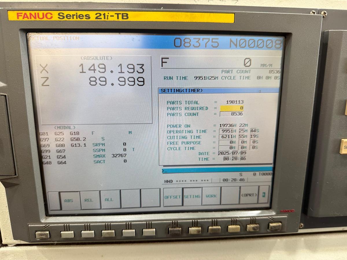 Used Ecoca SJ 20 CNC Lathe (2004)