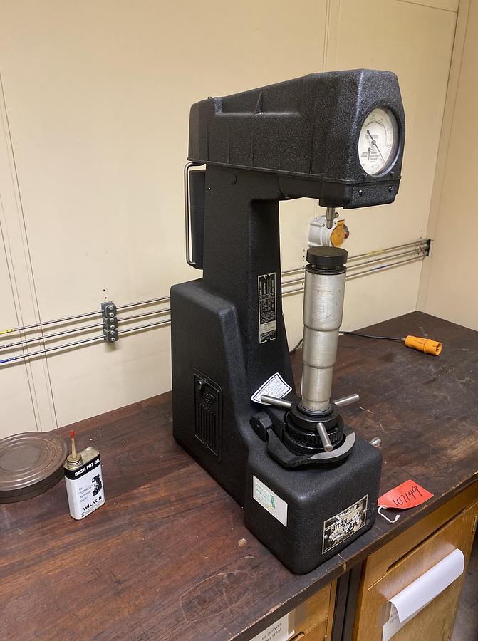 Used ROCKWELL 4JR RB Hardness Tester