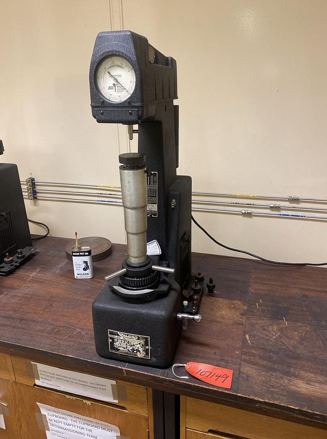 Used ROCKWELL 4JR RB Hardness Tester