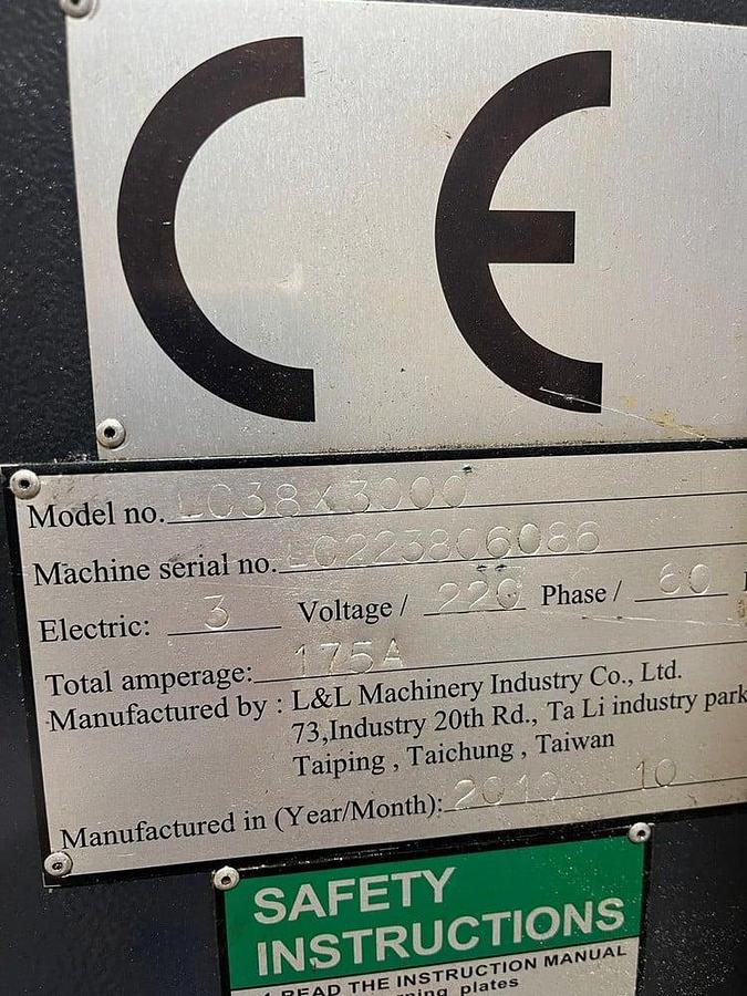 Used Tuscan LC38 x 3000mm CNC Lathe