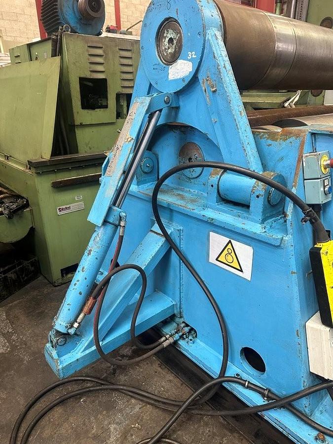 Used Roundo PS340 3000 mm Hydraulic Double-Pinch Plate Bending Rolls