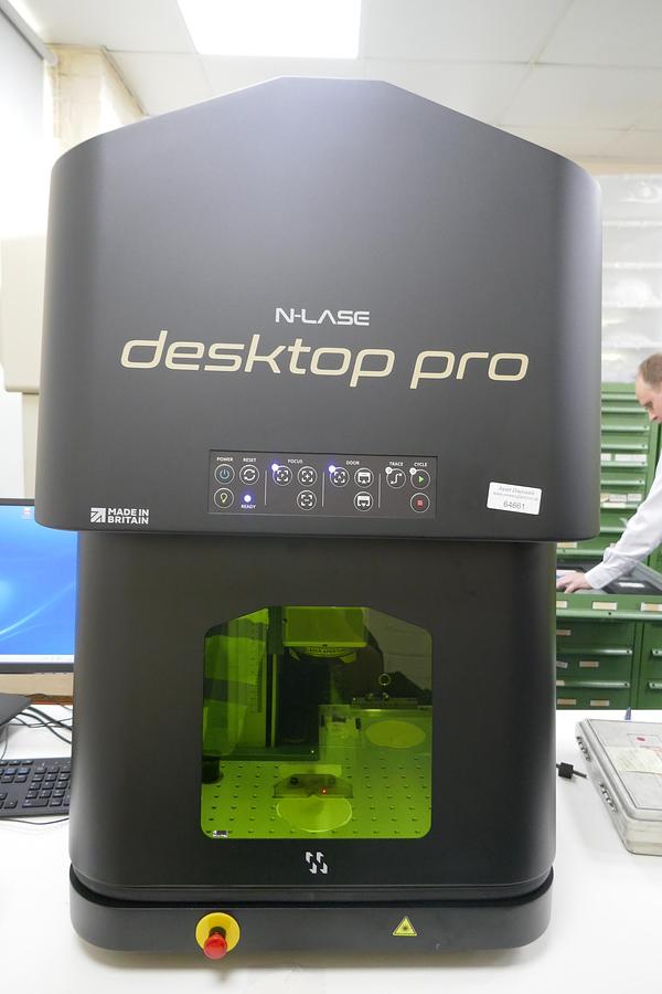 Used Needham N-Lase Desktop Pro 20W MOPA Fibre Laser Marking System