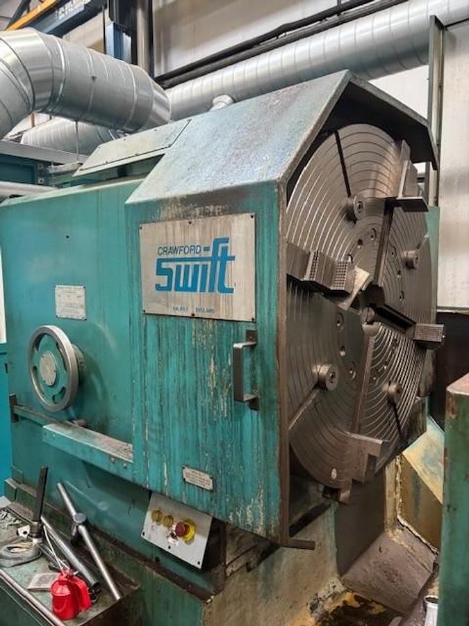 Used Crawford Swift L10 x 7500mm CNC Heavy-Duty Turning & Boring Lathe 