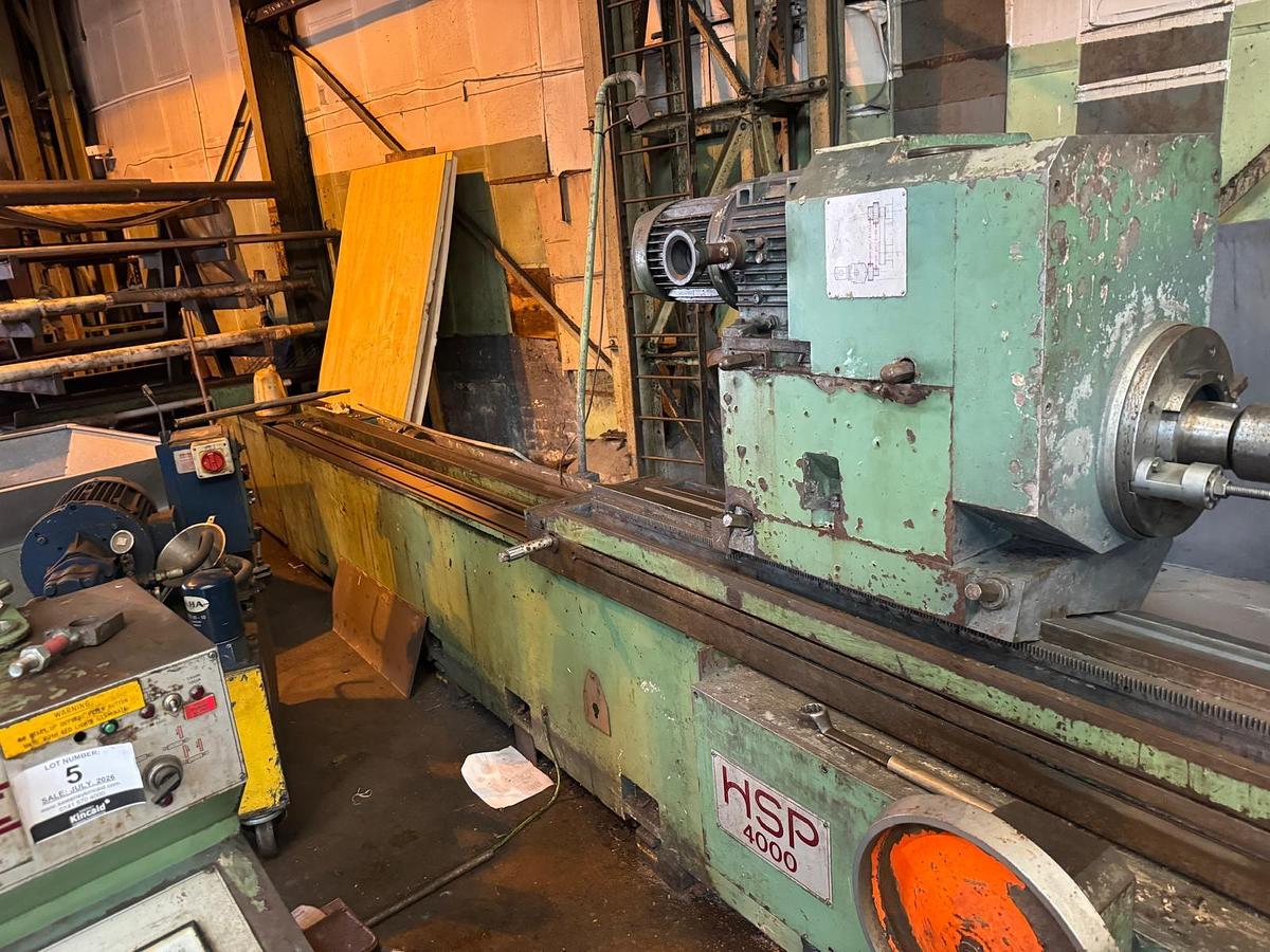 Used Cometa Model HSP 4000 Cylindrical Grinder