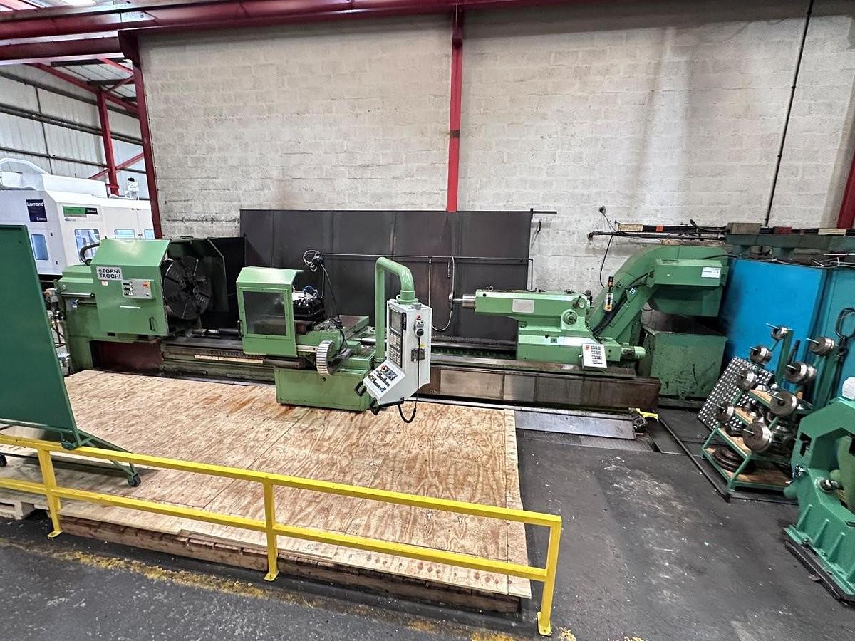 Used Tacchi HD/1450 – 725 x 4000mm CNC Lathe (2012)