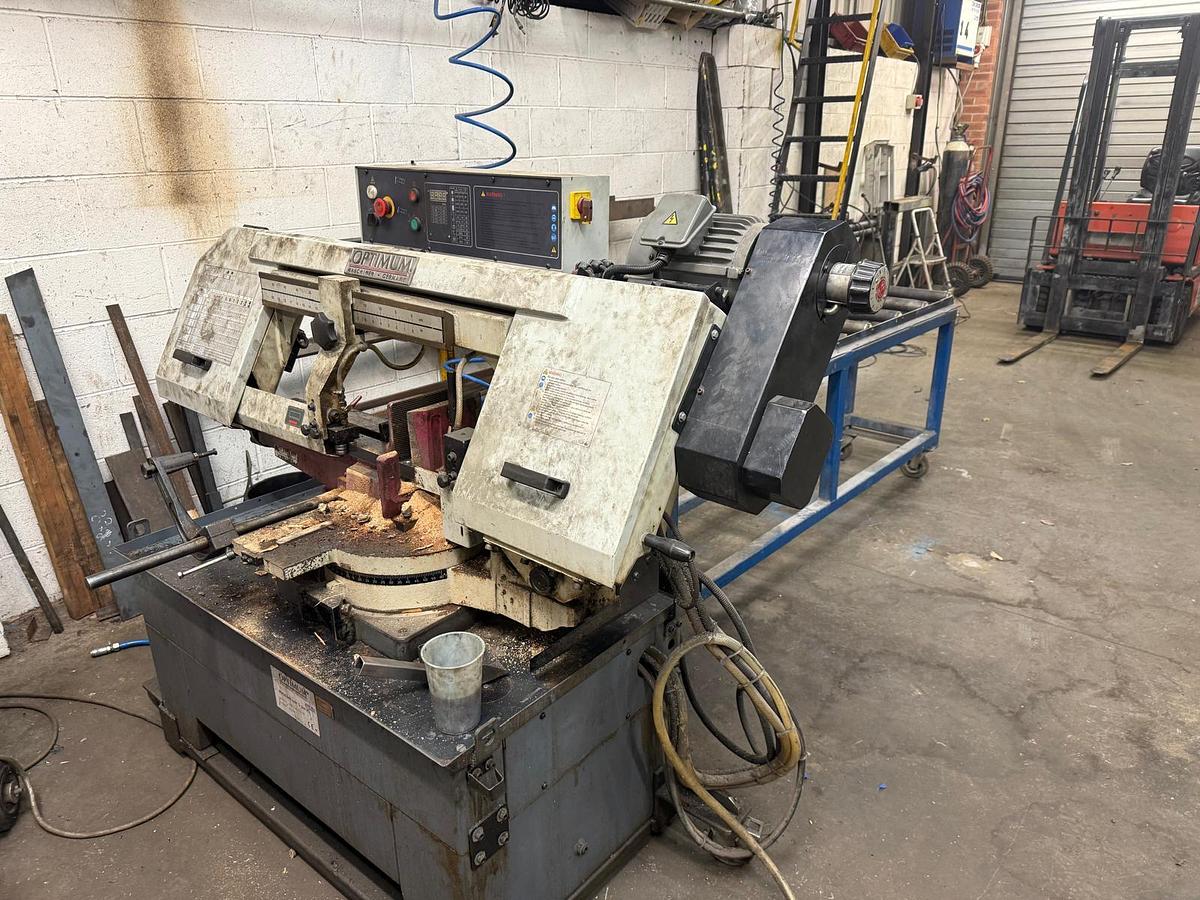 Used Optimum S300 VG Swivel Bandsaw