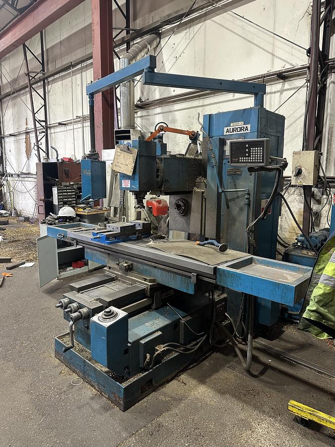 Used FIL Aurora Model FU 120 Double Spindle Bed Milling Machine