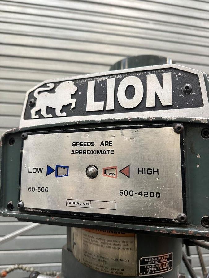 Used Lion 3VS Turret Mill
