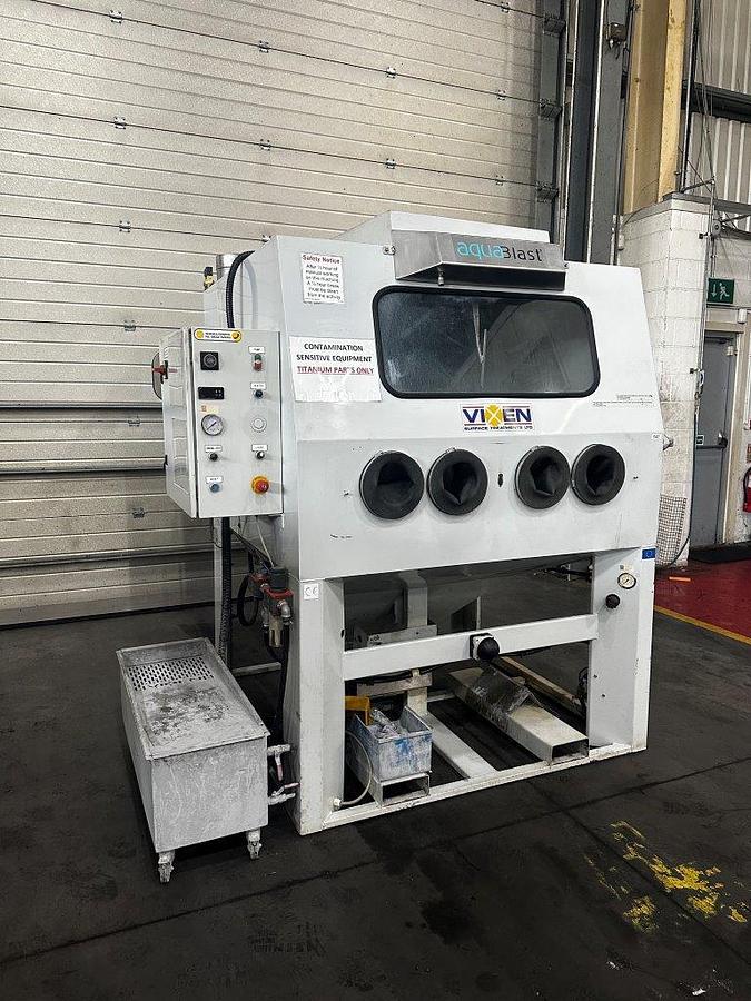 Used Aquablast 1515 Wet Blasting Cabinet (2011)