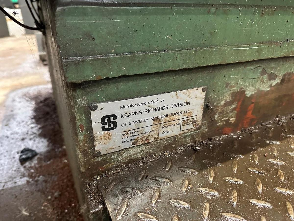 Used Kearns Richards SF 125 Horizontal Borer