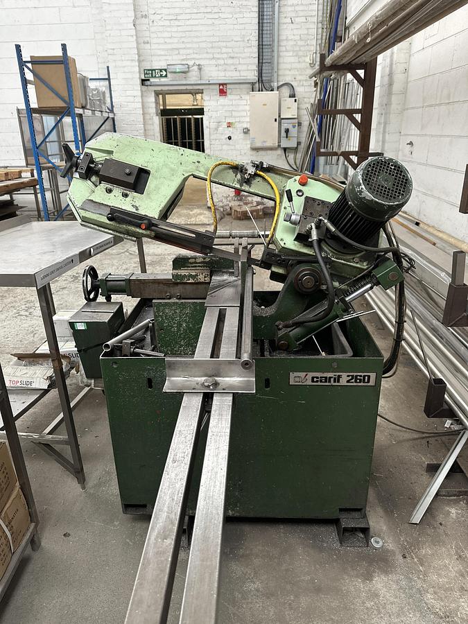 Used Carif 260 BSA Swivel Bandsaw