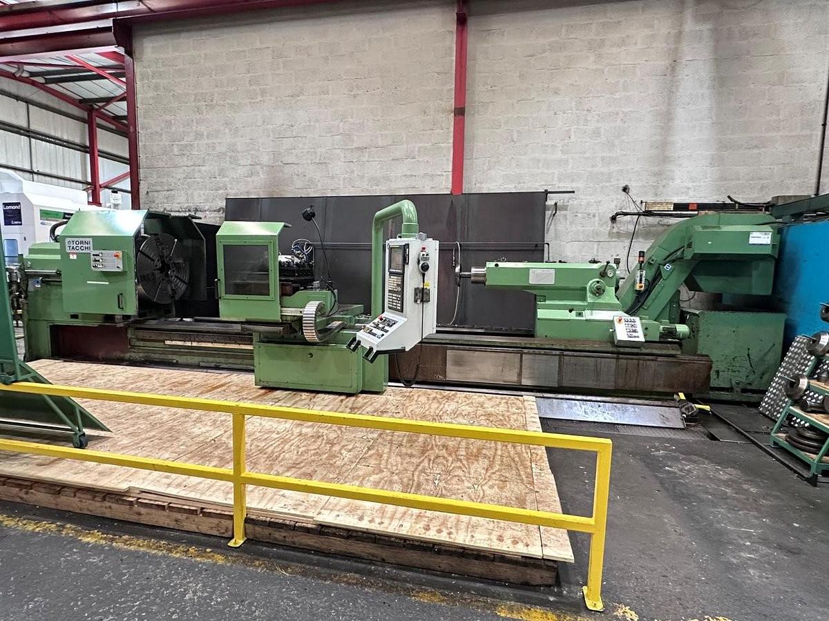 Used Tacchi HD/1450 – 725 x 4000mm CNC Lathe (2012)