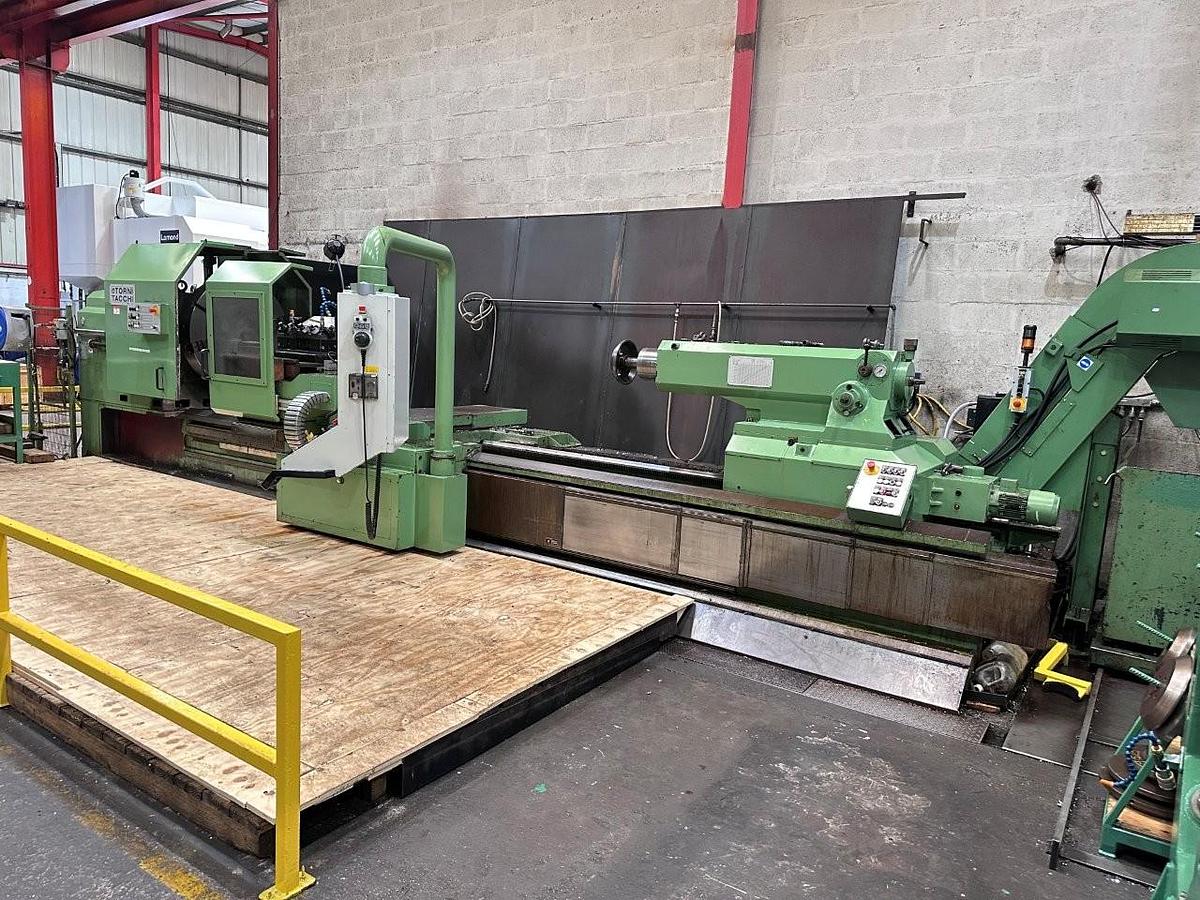 Used Tacchi HD/1450 – 725 x 4000mm CNC Lathe (2012)