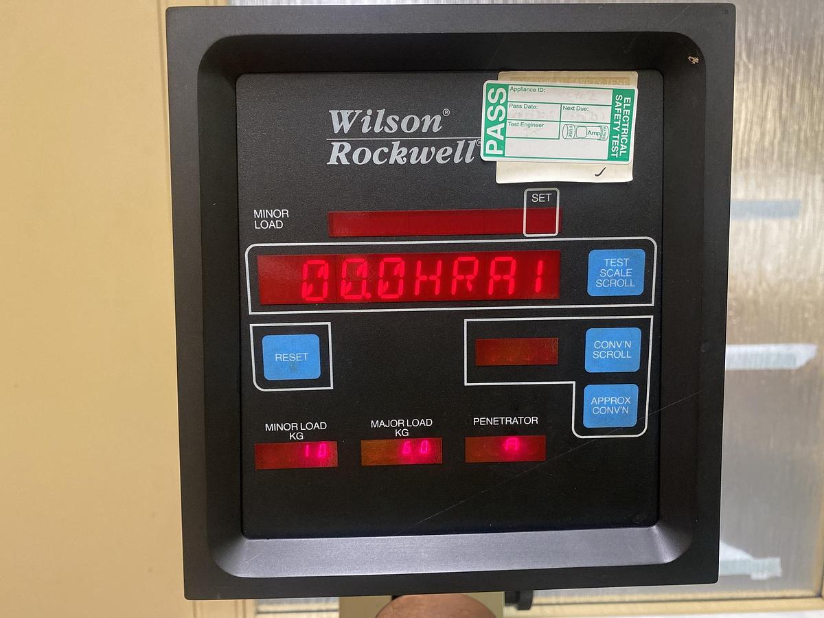 Used WILSON Rockwell Hardness Tester