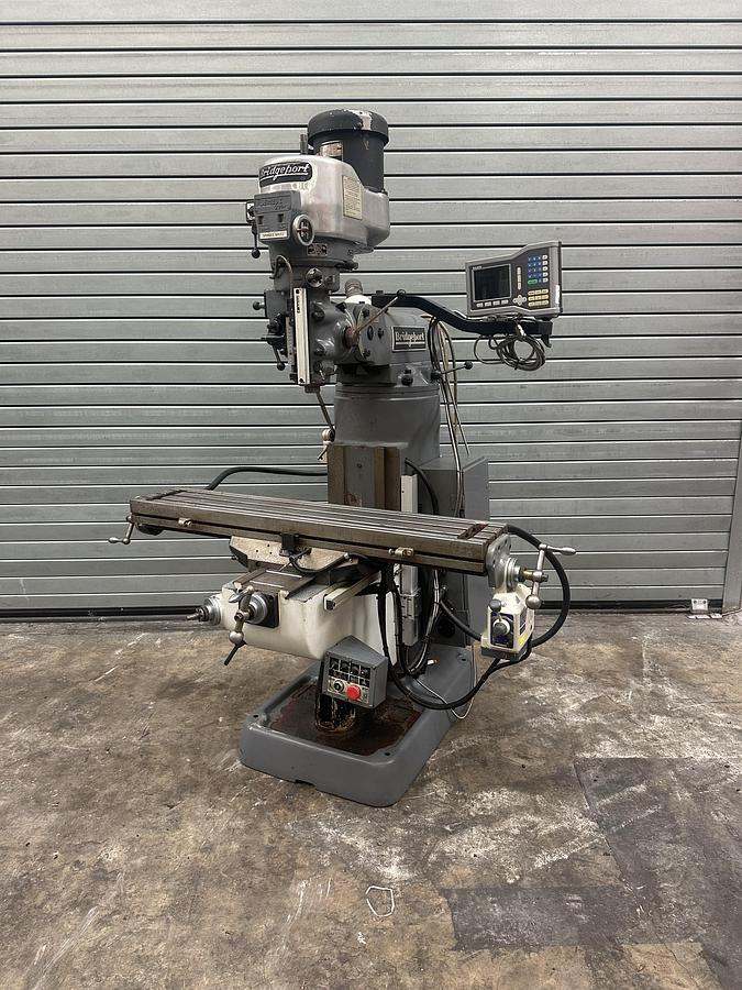 Used Bridgeport Series 1 2 hp Vari speed Turret Milling Machine
