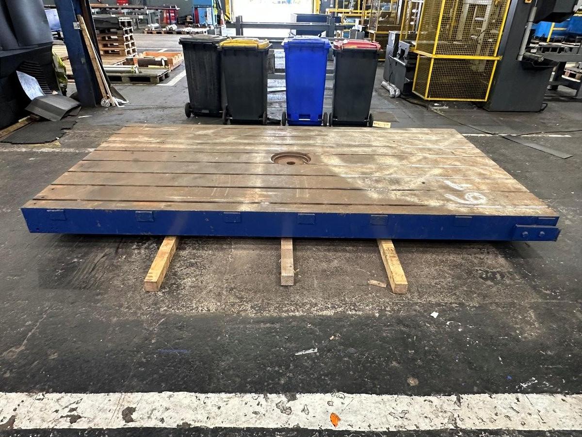 Used T Slotted Table 6ton 3350mm x 1830mm