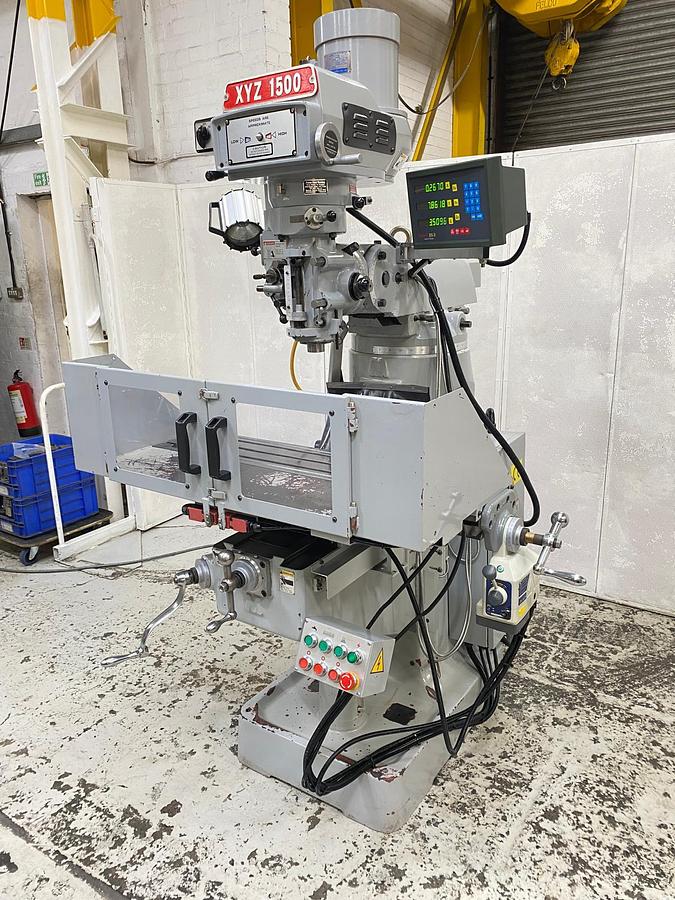 Used XYZ 1500 Turret Milling Machine