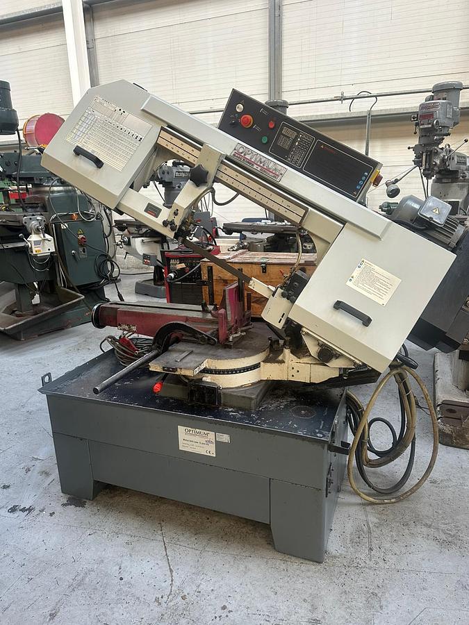 Used Optimum S300 VG Swivel Bandsaw
