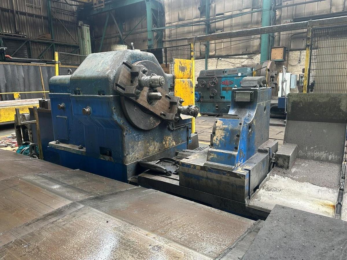 Used Herkules WS1100 x 7000 CNC roll grinder (re-manufactured by Metex - Year 2011)