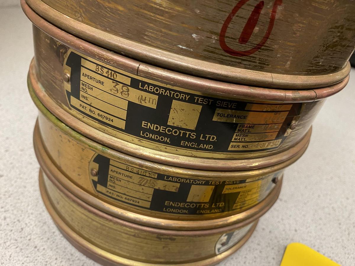 Used ENDECOTTS OF LONDON (9) SIEVES