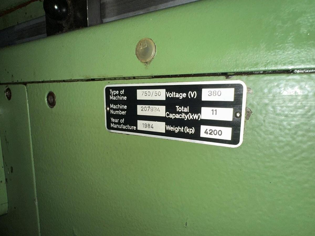 Used ABA 750/50 FFU Surface Grinder (1984)