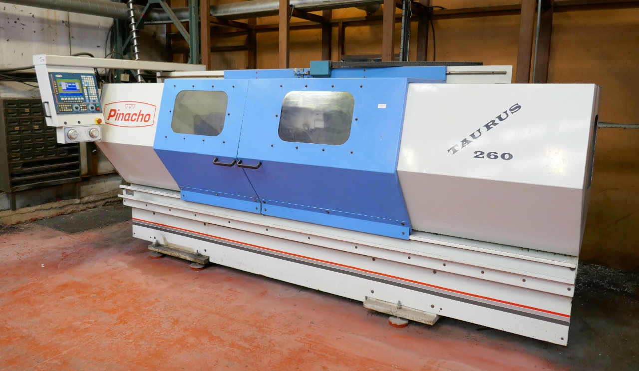 Used Pinacho Taurus 260 x 2000 CNC Lathe (2001)