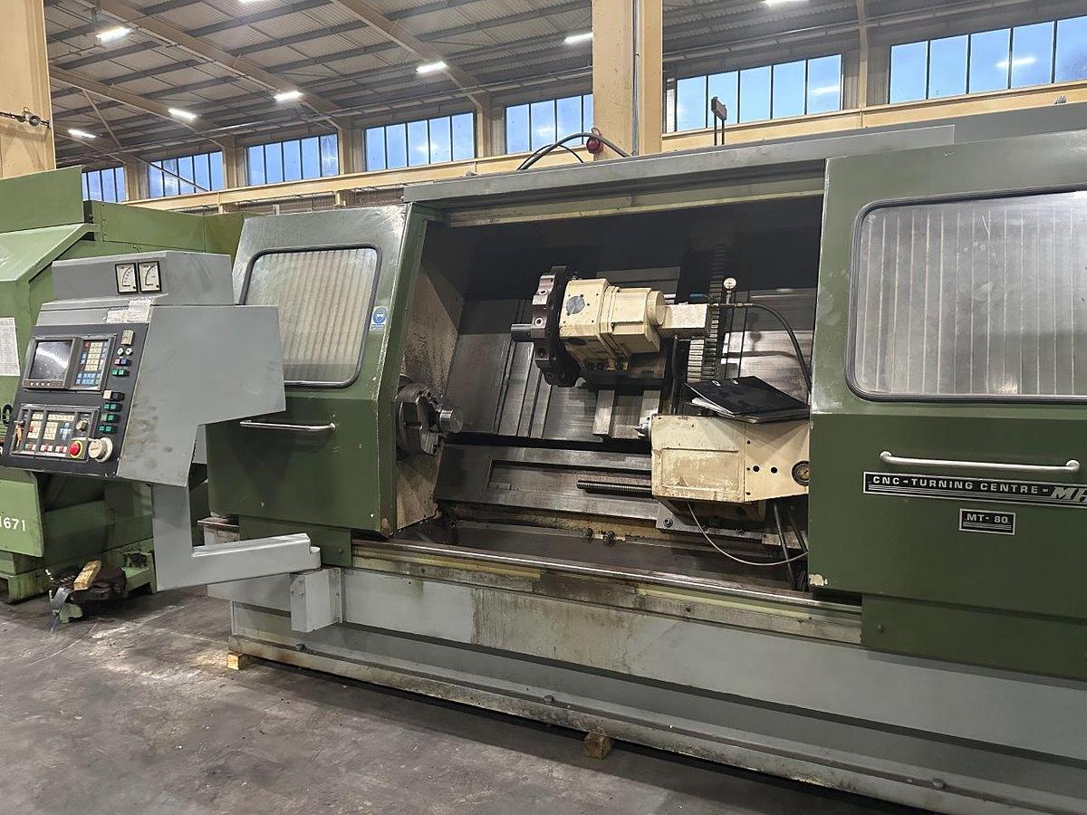 Used MHP MT 80 CNC Heavy Duty Lathe