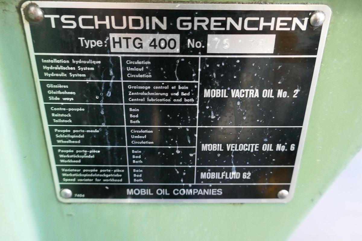 Used Tschudin HTG400 Universal Cylindrical Grinder