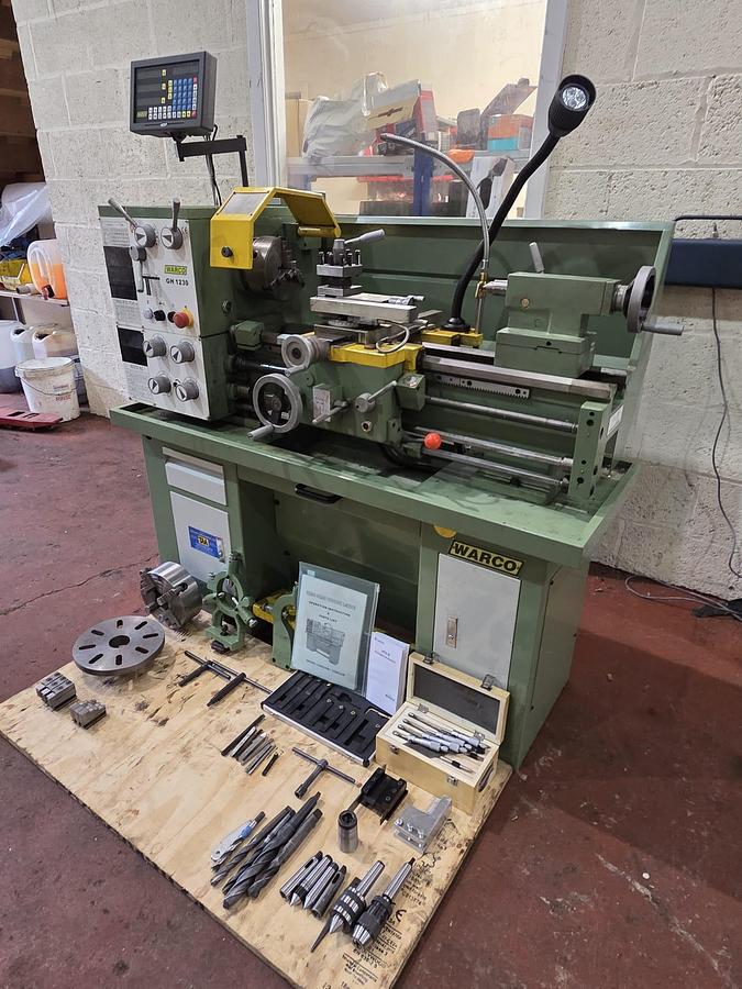 Used Warco GH1230 Geared Head Lathe